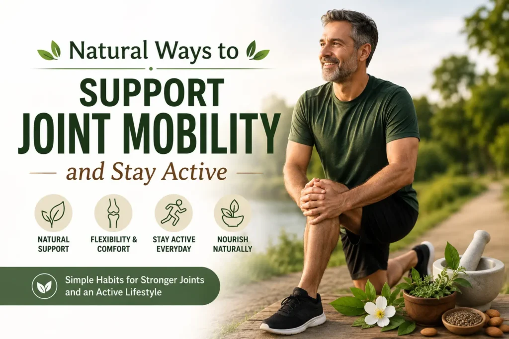 Simple habits to support joint mobility, flexibility, and an active lifestyle.