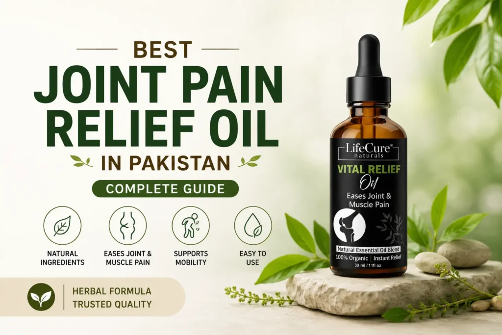 Vital Relief Oil for joint pain relief, mobility support, and daily wellness in Pakistan